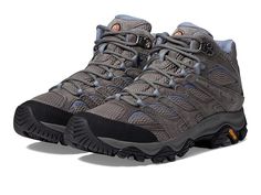 Merrell Moab 3 Mid Waterproof Breathable Low-top Walking Boots, Gray Breathable Mesh Walking Shoes For Outdoor, Gray Breathable Walking Shoes For Hiking, Functional Walking Shoes With Removable Insole For Outdoor Activities, Gray Waterproof Walking Shoes For Outdoor Activities, Casual Outdoor Trail Running Shoes With Removable Insole, Gray Breathable Hiking Boots For Outdoor Activities, Gray Lace-up Waterproof Sports Boots, Functional Outdoor Hiking Boots With Cushioned Footbed