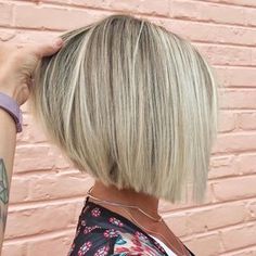 Dark Bob, Highlights Balayage, Golden Blonde, Hair Color Balayage