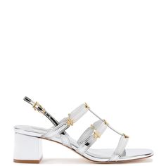 With an out-of-this-world look and feel, chic design details embellish the straps of this major metallic sandal with the most durable—and comfortable—block heel for all day (and night) wear. Hot Stamp, Stamp Logo, Block Sandals, Metallic Sandals, Gold Sandals, Night Wear, Comfortable Sandals, Ankle Straps, Block Heels Sandal