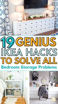 the top ten clever ikea hacks for small bedroom spaces