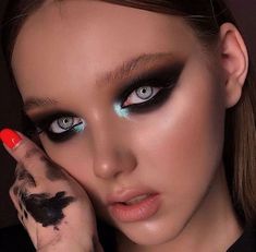 Rock Makeup Rocker Chic, Concert Makeup, Party Makeup Looks, Top Makeup, Ulzzang Makeup, Cool Makeup Looks