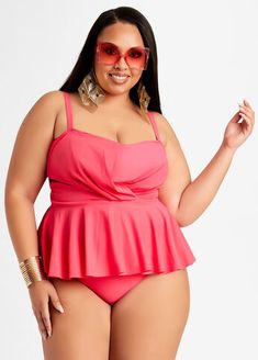 Whether you're a beach babe or pool party princess, this 2-piece set from Nicole Miller will have you making a splash this summer! Stay bold in a beautiful, bright color. Playful Pink Tankini For Beach Party, Pink Sleeveless Tankini For Sunbathing, Playful Triangle Top Tankini For Vacation, Playful Triangle Top Tankini For Pool, Playful Sleeveless Tankini For Beach Party, Sleeveless Pink Tankini For Sunbathing, Playful Tankini With Triangle Top For Pool, Beachwear Tankini For Summer Parties, Playful Triangle Top Tankini For Beach Season