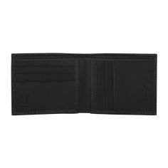 Classic bi-fold design to safely house your personal data by using our RFID Protection. Size: 3.5 x 4.5 x 0.5 IN External Features Naturally tanned without the use of chemicals Genuine leather that gets richer with use Interior Features 8 Card slots 2 Bill Slots RFID Protection Black Bifold Wallet With Interior Card Slots, Black Bifold Wallet For Daily Use, Leather Bifold Wallet With Rfid Blocking, Black Bifold Card Holder, Bifold Wallets For Daily Use, Black Leather Trifold Wallet With Id Window, Black Leather Bifold Wallet, Black Bifold Wallet With Id Window, Fold Wallet