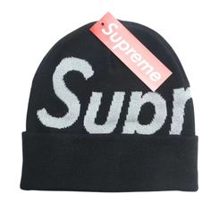 Black Supreme Beanie Supreme Beanie, Black Supreme, Stitch Fabric, Stay Cozy, Winter Style, One Size Fits All, Sleek Design, Winter Fashion, Shop Now