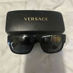 Brand New Never Been Worn, Black Versace Glasses Designer Black Sunglasses For Business, Versace Glasses, Versace Accessories, Versace Men, Colored Sunglasses, Sunglasses Accessories, Versace, Mens Sunglasses, Mens Accessories