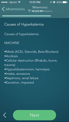 an iphone screen with the text'cause of hyperlemia machine '