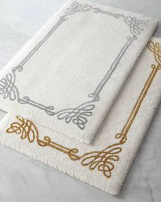 Monogrammed Bath Towels, Monogrammed Hand Towels, Bathroom Accessories Luxury, Sewing Cushions, John Robshaw, Hanging Toiletry Bag, Hooded Bath Towels, Bath Towels Luxury, Cotton Bath Rug