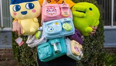 Tamagotchi Cross body bags with a small ita compartment to display your favorite eggs/toys/plushes!     -Water resistant Canvas material with full embroidery on front and back side     -Interior pocket with zipper     -Two exterior pockets in the front      -Hidden back compartment with snap clasp     -11in x 7in bags      -3in x 3.5in clear ita compartment Ita Bags, Small Business Items, Egg Toys, Ita Bag, Tiny Gifts, Best Purses, Bag Aesthetic, Virtual Pet, Heavy Bags