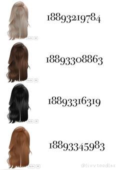 roblox hair codes Roblox Hair, Glamour Hair, Clothing Studio, Black Hair Roblox, Cool Avatars, Roblox Codes, Dream House Decor, Sims Cc, Sims 4