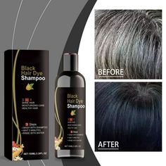 Hair Color Shampoo Unisex Cover Gray Hair Instant Hair Color Shampoo Herbal Ingredients Ounces 100ml (Black) Features: [Natural Herbal Ingredients] , no harsh chemicals, no side effects, anti-allergic and non-irritating. Natural and gentle He Shou Wu extract strengthens the hair fiber from the , and Ginseng extract deeply nourishes the scalp with effective hair repairing properties, leaving hair shiny, soft and smooth. [ Hair Color Shampoo] This innovative formula colors, cleanses and conditions Hair Coloring Shampoo, He Shou Wu, Black Hair Shampoo, Dyed Hair Men, Ginseng Extract, Mens Shampoo, Covering Gray Hair, Mens Hair Care, Thickening Shampoo