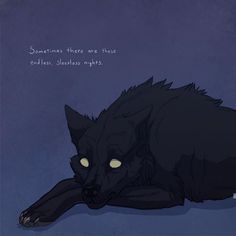 a black cat with glowing eyes laying on the ground next to a quote that says sometimes there are those evil cats, sicilian nights