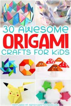 some origami crafts for kids to make