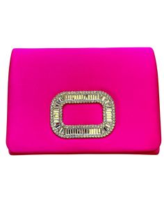 evening bags and accessories boutique satin red and hot pink Rectangular Evening Clutch With Metal Hardware, Party Clutch With Metal Hardware, Rectangular Shape, Party Rectangular Clutch With Metal Hardware, Rectangular Evening Bag With Metal Hardware For Party, Party Clutch With Metal Hardware, Trend Trading, Tres Chic, Satin Top, Shopping Spree