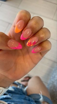 Teen Nails, Cruise Nails, Beachy Nails, Simple Gel Nails, Summery Nails, Girly Acrylic Nails, Simple Acrylic Nails, Cute Gel Nails, Vacation Nails