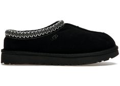 UGG Tasman Slipper Black (Women's) - 5955-BLK - US Ugg Sneakers, Pretty Sneakers, Ugg Tasman Slippers, Ugg Tasman, Black Uggs, Suede Slippers, Ugg Slippers, Black Shoes Women, Shoe Company