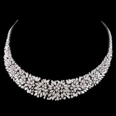 For Sale on 1stDibs - Item Code :- CN-21212 Gross Wt. :- 47.60 gm 18k Gold Wt. :- 44.38 gm Diamond Wt. :- 16.10 Ct. ( SI Clarity & HI Color ) Necklace Size :- 16 Inch ✦ Sizing Diamond Wedding Necklace, Modern Necklace Design, Choker Diamond, Diamond Necklace Wedding, Gold Necklace Wedding, Bridal Diamond Necklace, Dainty Necklaces, Dainty Diamond Necklace, Diamond Necklace Designs