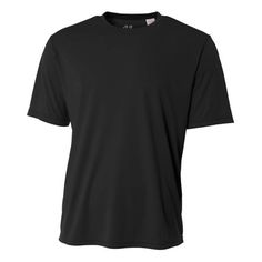 The youth cooling performance tee is a hardy option for kids on the go. With sun defense, moisture-wicking fabric, quick stain release, and a comfortable fit, the Youth Cooling Performance Crew serves the needs of every athlete. It's the perfect year-round choice for outdoor sports and exercise. Get the most out of your workout with this tough, hardworking tee. Size: M.  Color: Black.  Gender: male. Surfing Swimwear, Wholesale T Shirts, Swim Shirts, Fleece Shorts, Athletic Apparel, Comfy Hoodies, Crew Shirt, Rash Guard, Screen Print