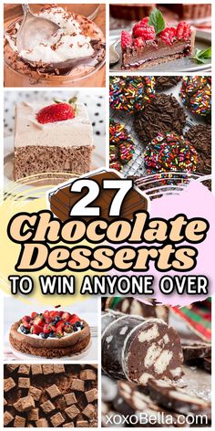 Best ever chocolate desserts Chocolate Dessert Recipes Easy, Simple Chocolate Dessert, Quick Chocolate Desserts, Easy Chocolate Dessert Recipes, Chocolate Desserts Recipes, Chocolate Desserts Easy, Easy Chocolate Dessert, Hershey Recipes