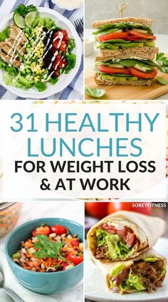 31 healthy lunch ideas for weight loss while at work Healthy Lunch Ideas, Resep Diet, Healthy Lunches, Diet Vegetarian, Work Lunch, Easy Meal Prep, Healthy Meal Prep, Lunch Ideas, Healthy Lunch