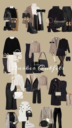 00s Mode, Capsule Wardrobe Casual, Capsule Wardrobe Women, Fashion Capsule Wardrobe, Chique Outfits, Winter Fashion Outfits Casual, Wardrobe Outfits, Classy Work Outfits, Stylish Work Outfits