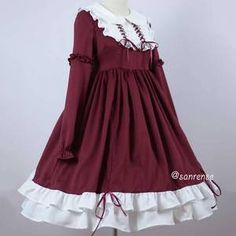 Nana Characters, Bowknot Dress, Halter Dress Short, Beauty Expert, Gothic Lolita, Trending Now, Wine Red, Jeans Dress, Dahlia