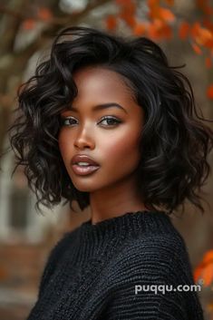 Short Black Hair, Hairstyle Names, Bouncy Hair, Hairstyles For Short Hair, Hair Weave, Hairstyles For Women, Short Bob Hairstyles, Short Hairstyles For Women, Short Hairstyles