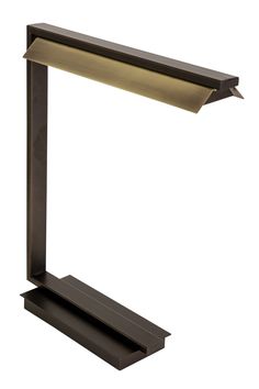 House of Troy - JLED550-CHB - LED Table Lamp - Jay - Chestnut Bronze with Antique Brass Brass Lamps, Lamps Desk, Contemporary Bedroom Decor, Modern Tv Stand, Led Table, Black Table Lamps, Brass Lamp, Led Floor Lamp, Led Table Lamp