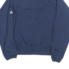 Item is in good used condition. >Size: S >Armpit To Armpit: 20" >Armpit To Cuff: 23" >Collar To Hem: 24" Blue Casual Windbreaker With Ribbed Cuffs, Casual Blue Windbreaker With Ribbed Cuffs, Casual Blue Sports Windbreaker, Casual Blue Windbreaker For Sports, Blue Sporty Windbreaker With Ribbed Cuffs, Blue Sportswear Windbreaker, Blue Casual Track Jacket For Sports, Girls Golf, Track Jacket