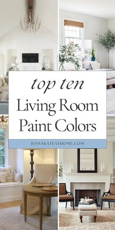 the top ten living room paint colors