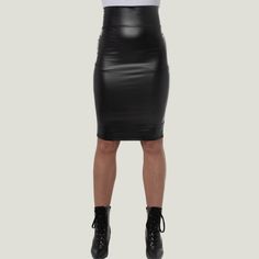 This comfy skirt has amazing stretch and hugs all your curves perfectly. The high waist band doubles as a control top for your midsection. Buy yours today! 95% polyester 5% spandex *ALSO AVAILABLE IN PLUS SIZE Black Stretch Faux Leather Mini Skirt, Black Stretch Faux Leather Skirt, Black Faux Leather Pencil Skirt For Fall, Fitted Black Faux Leather Skirt, Solid Stretch Pencil Skirt For Night Out, Solid Color Stretch Pencil Skirt For Night Out, Sleek Black Faux Leather Pencil Skirt, High Waist Black Faux Leather Skirt, Fitted Faux Leather Knee-length Bottoms