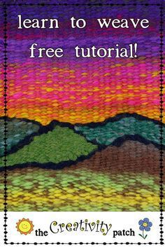 an image with the words learn to weave free