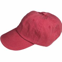 a red baseball cap on a white background