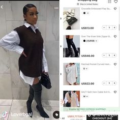 Shein Business Outfits, Shien Outfit Idea For Winter, Shein Work Outfits, Dope Fall Outfits, Stylish Work Attire, Trendy Fashion Outfits, Stylish Work Outfits