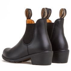 Our Women’s Heel boot combines legendary comfort with a rugged, yet distinctly feminine look. With a sleek design and contoured fit, these heel boots come in soft, supple leathers that feel as good as they look. All Sizes are listed as US Men's and US Women's sizes. Lightweight, supportive and comfortable Premium supple black weatherproof 2.5mm oiled leather Comfort footbed and a heel pad for ultimate shock absorption Cushioned midsole for comfort Responsive durable outsole Steel shank for foot Classic High Heel Boots With Reinforced Heel, Classic Ankle Boots With Stacked Heel, Black Snip Toe Waterproof Boots For Fall, Classic Ankle-high Waterproof Boots With Reinforced Heel, Classic Heeled Boots With Rubber Heel Cap, Classic Ankle Boots With Heel Pull Tab, Classic Black Ankle-high Heeled Boots, Classic Ankle Boots With Reinforced Heel, Classic Low Heel Boots With Padded Heel