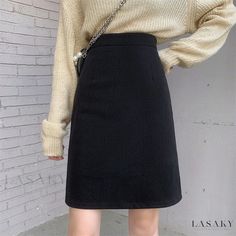 Lasaky - High-Waisted Pencil Skirt with Subtle Bodycon Fit - Professional Workwear Professional Workwear, Utility Skirt, High Waisted Pencil Skirt, Types Of Skirts, Olivia Mark, A Line Skirt, A Line Skirts, Pencil Skirt, Work Wear