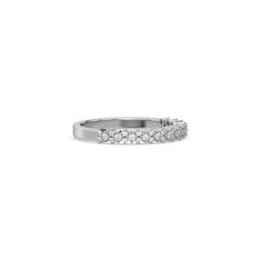 Round Diamond Wedding Ring features a band of round brilliant cut diamonds set in a shared prong setting. Details: - Made to Order- Diamond Weight: 0.27 CT- No of Diamonds: 38- Diamond Type: Natural Diamond- Diamond Cut: Round- Diamond Clarity: SI - Diamond Color: GH- Setting Type: Prong- Metal Type: 14K Solid Gold,18K Solid Gold- Choice of Gold Color: Yellow Gold, White Gold, Rose Gold- Jewelry Certification: Jewelry priced above $500 includes Third Party Lab Certificate, verifying the authenti Diamond Half Eternity Stackable Rings, Half Eternity Lab Grown Diamond Band, Half Eternity Platinum Band, Half Eternity Promise Bands, Lab Grown Diamond Half Eternity Band, Moissanite Stackable Rings With Prong Setting, White Gold Band With Prong Setting, White Gold Bands With Prong Setting, Cubic Zirconia Bands With Prong Setting