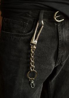 Biker metal chunky chain for keys with lobster clasps at both sides and keyring. This stiff chain is the perfect way to keep track of your wallet or keys, and use it as a stylish accessory. It can also be used to secure your keys or any other object to your clothing (pants, jeans, etc.). - Silver stainless steel color swivel snap hooks - Custom lengths available upon request Dimensions Length: 23 cm (~9 inches) in length including hardware Chain width: 1.5 cm (~0.6 inches) If you have any questions, please let me know, I am always happy to answer all of your questions! Belt Key Holder, Loop Keychain, Pocket Chain, Biker Jewelry, Clothing Pants, Chain Silver, Chain Belt, Wallet Chain, Pants Jeans