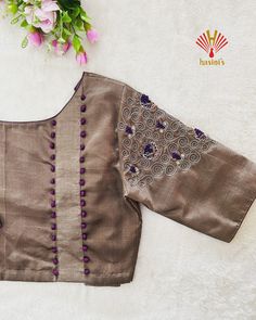 Blouse Designs Simple, Model Blouses, Boat Neck Blouse Designs, Neck Blouse Designs, Patchwork Blouse