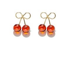 A refreshing and elegant accessory that seamlessly blends the serene beauty of jade with the sparkling clarity of dewdrops, all delicately shaped in the form of cherries. Product size: 14 ×13mm Elegant Amber Round Bead Earrings, Elegant Cherry Colored Jewelry For Party, Cherry Party Jewelry For Pierced Ears, Elegant Cherry Drop Earrings, Cherry Colored Earrings Gift, Trendy Teardrop Jewelry For Formal Occasions, Chic Clear Earrings For Gift, Cherry Colored Round Earrings For Gift, Cherry Round Earrings For Gift