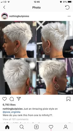 Pixie Haircut Curly, 2023 Bob, Haircuts Undercut, Short Spiky Haircuts, Short White Hair, Short Spiked Hair, Short Spiky Hairstyles, Bangs Bob