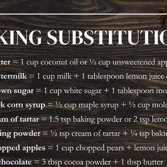 the ingredients for making puddings on a wooden table with text overlaying it