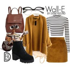 Wall E Disney, Subtle Cosplay, Bounding Outfits, Disney Princess Inspired Outfits, Disney Character Outfits, Disney Bound Outfits Casual, Disneybound Outfits, Disney Trip Outfits, Princess Inspired Outfits