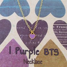 "New gold purple 💜 BTS necklace Must have set for every BTS fan Free shipping world wide when you purchase this set! Comes in stunning gold. One size fits most. Necklace is 18\" (45.72 cm) 💜We know that you're very excited to get your item! We're excited to ship it to you! We ask that you not message us just to ask when we are going to ship your order. We ship all orders within 5 days and if for some reason we can't, we will let you know right away. 💜" Customized Cute Everyday Jewelry, Trendy Silver Jewelry For Best Friend Gift, Trendy Customized Metal Jewelry, Customized Minimalist Metal Jewelry, Handmade Kpop Style Necklace For Gift, Trendy Customized Jewelry Gift, Trendy Customized Jewelry As Gift, Trendy Customized Jewelry For Gifts, Customized Cute Jewelry For Best Friend Gift