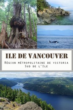 a collage of photos with the words lie de vancouver