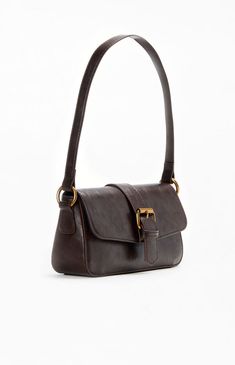 John Galt Brown Buckle Shoulder Bag | PacSun Prada Bags, John Galt, Chic Accessories, Free Bag, Prada Bag, Pacsun, Shoulder Bag Women, Bags Women, Prada