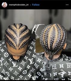 Curved Braids Men, Quick Mens Braid Styles, Corn Row Designs For Men, Simple Braid Designs For Men, Cornrow Styles For Men Full Head, Male Hairstyles Black Men Hair Braids, Conrows Lines And Braids Men, Mens Cornrows Design