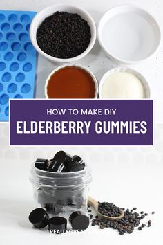 how to make diy elderberry gummies