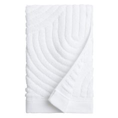 a white towel folded on top of each other