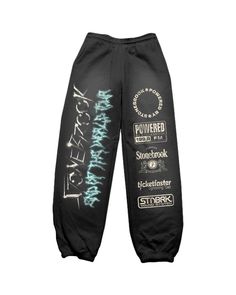 100% Organic Cotton 14OZ Sweatpants. Jumbo Screen-Print on each leg sleeve. Pre-Shrunk. Fit slightly over-sized. Stone washed Washing instructions included on Neck-Tag. THIS IS A PRE-ORDER PLEASE ALLOW 3-4 WEEKS FOR DELIVERY NO RETURNS/EXCHANGES. ALL SALES FINAL