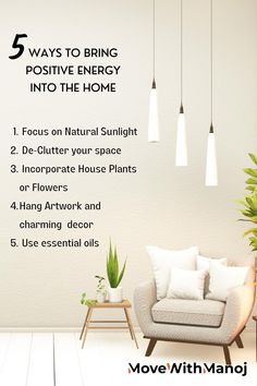 the five ways to bring positive energy into the home